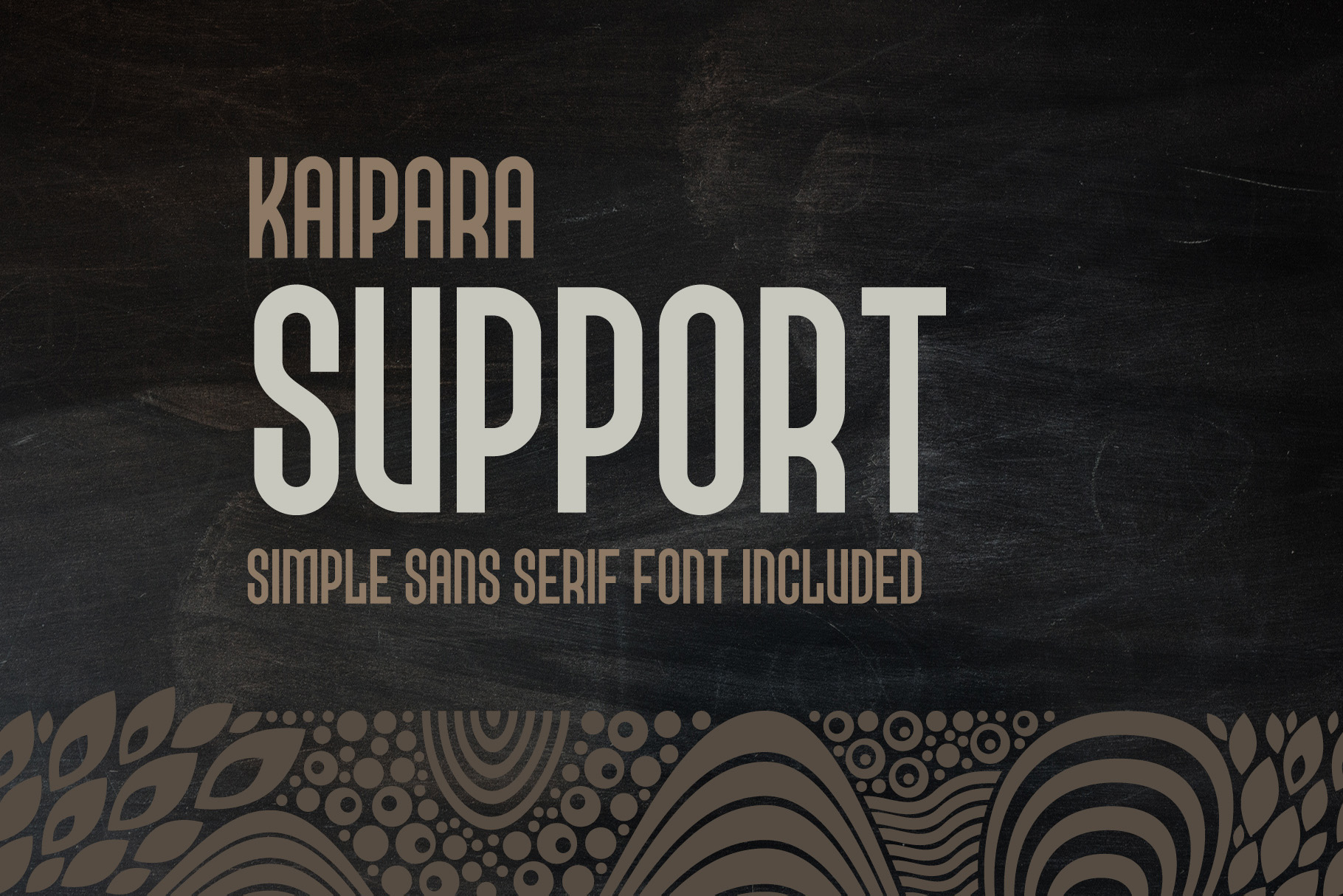 Пример шрифта Kaipara Regular